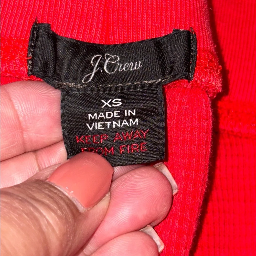 J. Crew crew waffle